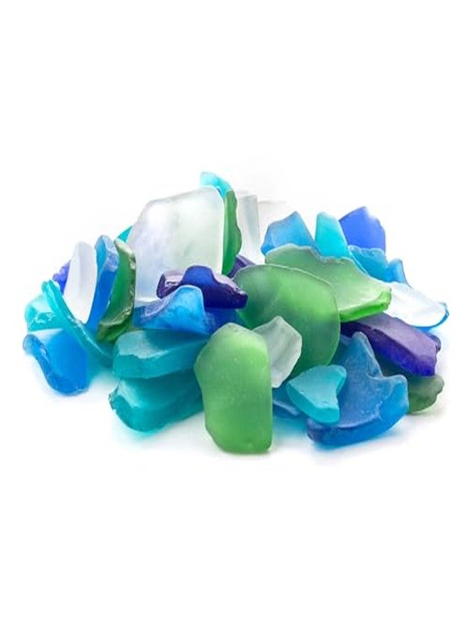 Galapagos Galápagos (05138) Aquarium Sea Glass - Tumbled Decorative Glass for Aquariums, Terrariums, Crafts, Vases, and Home Decor, 4 lb Bag, Atlantic Mix - Image 2